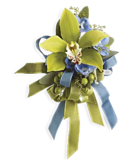 Big Night Orchid Corsage | Corsages | Same Day Flower Delivery | Blue | Teleflora