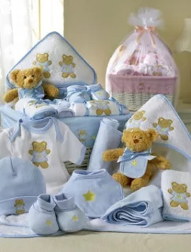 Comfy Baby Newborn Basket - Boy Or Girl
