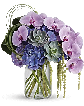 Exquisite Elegance Bouquet | Mixed Bouquets | Same Day Flower Delivery | Purple | Teleflora